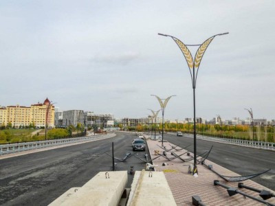 
                    Движение по мосту Тауелсиздик откроют в конце октября в Астане
                