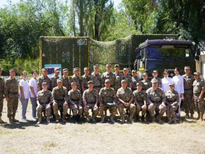 
                    Тактико-специальные учения военных медиков прошли в Алматы
                