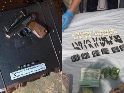 
                    Пистолет и патроны изъяли у жителя Актау
                