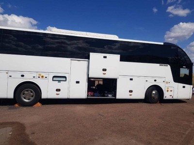 
                    Автобус с российскими туристами, остановившийся из-за поломки в Карагандинской области, отправился к месту следования
                
