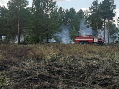 
                    Загорание лесопокрытой зоны произошло в резервате «Семей орманы» Абайской области
                