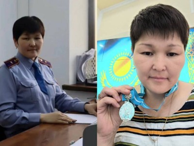 
                    Орденом «Күміс алқа» наградили полицейского в области Жетісу
                