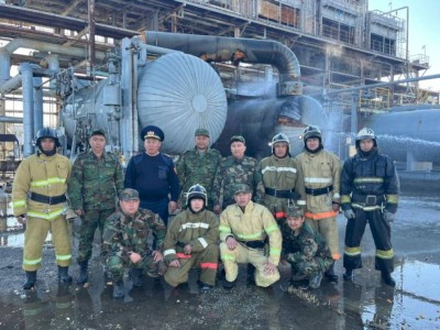 
                    Пожар на газоперерабатывающем заводе в Актюбинской области ликвидирован
                