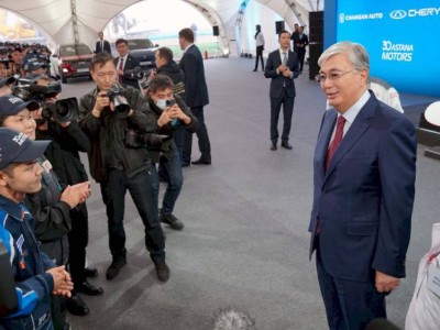 
                    Президент запустил в Алматы строительство мультибрендового автозавода
                