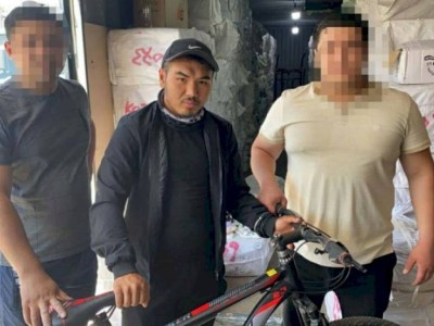 
                    Велосипедный вор задержан полицейскими Алматы
                