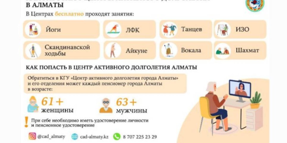 
                    Как работают Центры активного долголетия в Алматы?
                