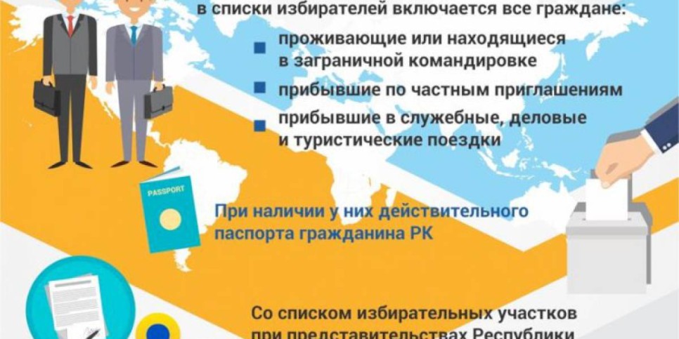 
                    Выборы Президента РК: голосование за рубежом
                
