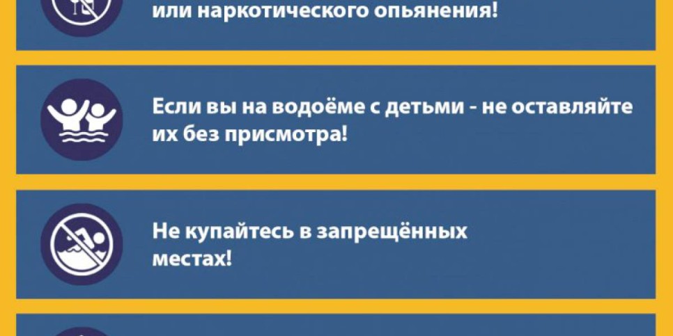
                    Правила безопасного поведения на воде
                