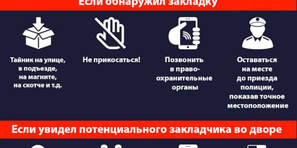 
                    Что делать если вы обнаружили закладку с наркотиками
                