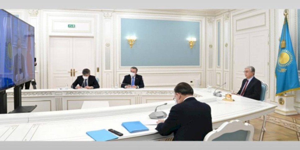 
                    Президент Казахстана принял главу МИД Турции
                