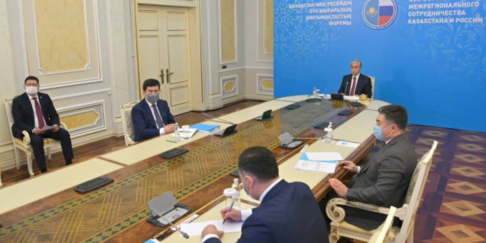 
                    Токаев принял участие в XVII Форуме межрегионального сотрудничества Казахстана и России
                