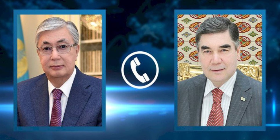 
                    Президенты Казахстана и Туркменистана переговорили по телефону
                