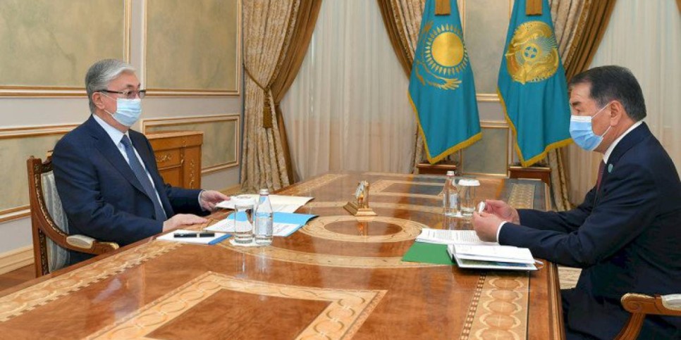 
                    Президент принял Председателя Конституционного Совета Кайрата Мами
                