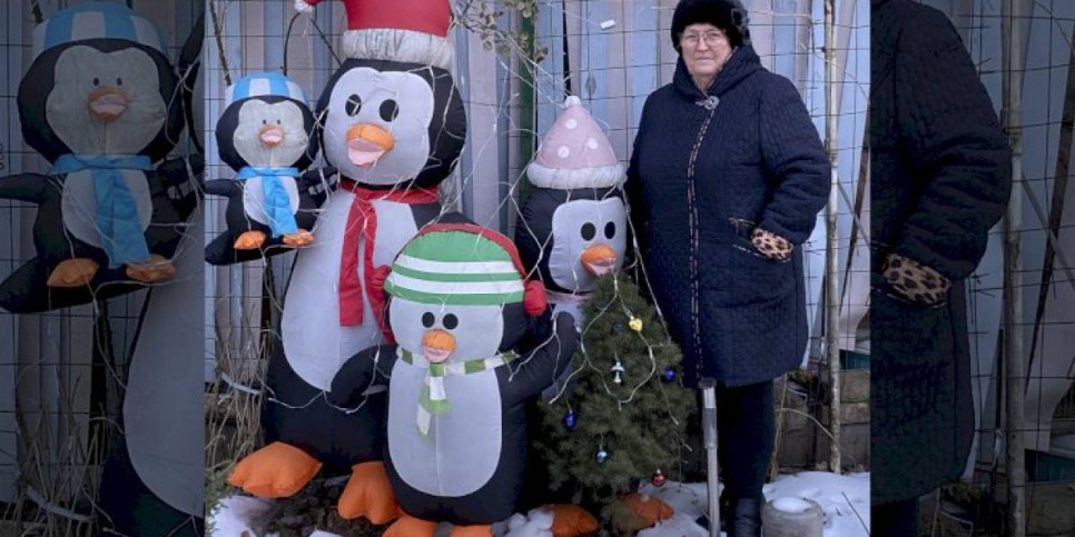 
                    Зимняя сказка: ощущение волшебства дарит соседям алматинка Анна Гейслер
                