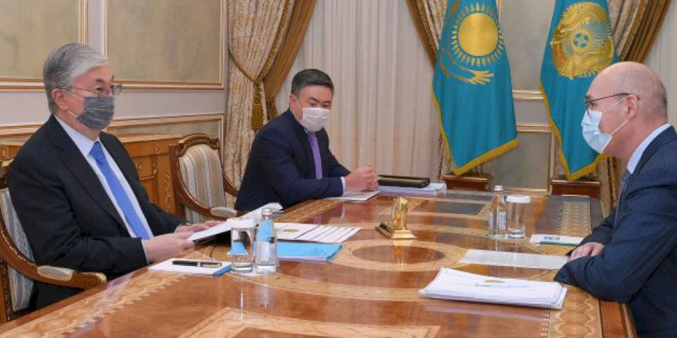
                    Президент принял председателя Агентства по стратегическому планированию и реформам
                