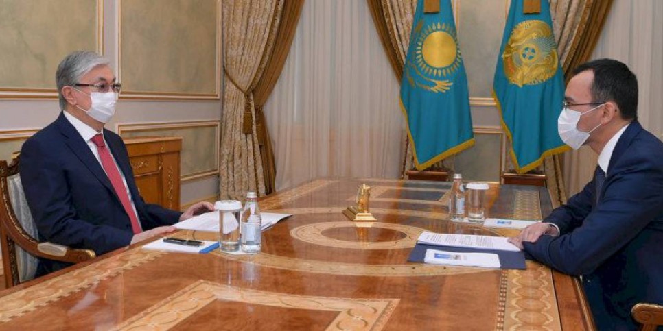 
                    Президент Казахстана принял председателя Сената Парламента
                