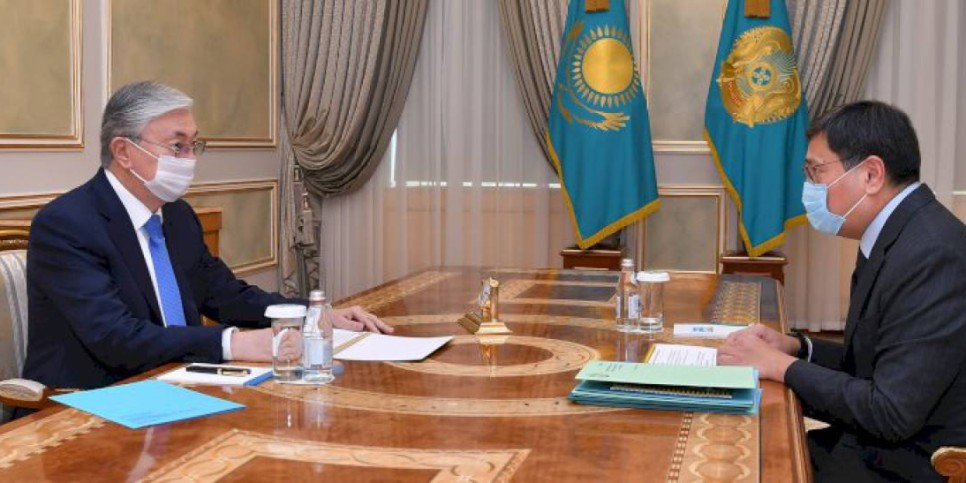 
                    Касым-Жомарт Токаев принял главу Нацбанка РК
                