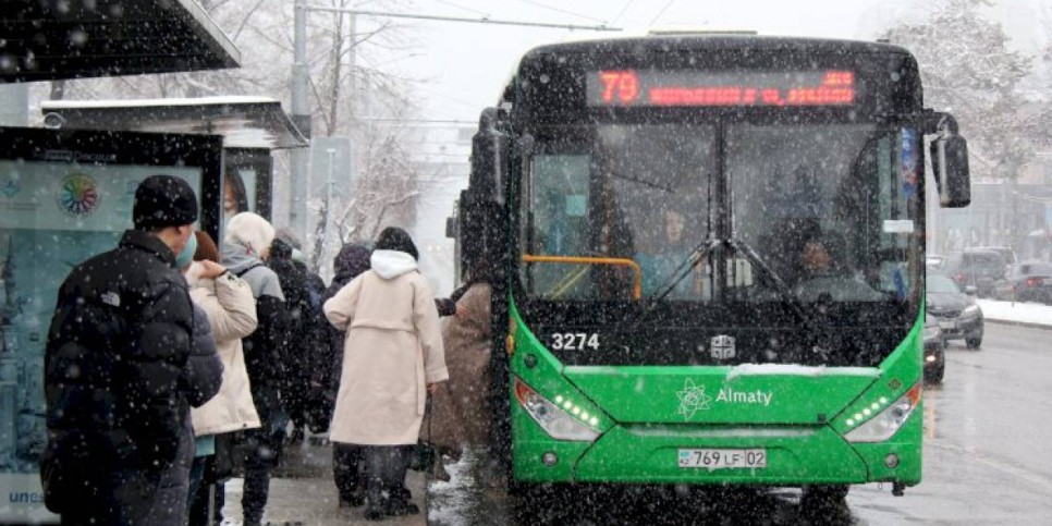 
                    Снежный и довольно прохладный день ожидается в Алматы сегодня
                