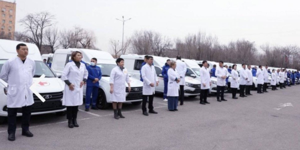 
                    Медучреждениям Жамбылской области передали 40 новых автомобилей
                
