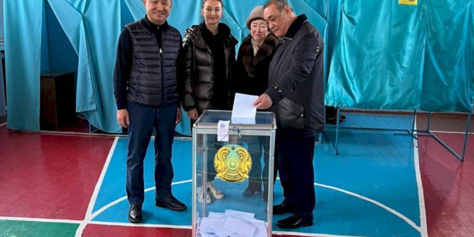 
                    Ахметжан Шардинов отдал свой голос на выборах Президента
                