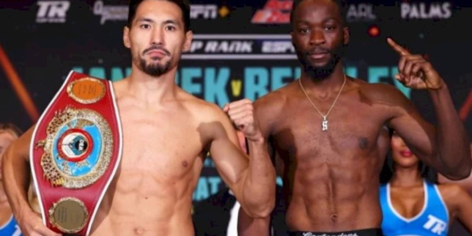 
                    Жанибек Алимханулы защитил титул чемпиона мира в среднем весе по версии WBO
                