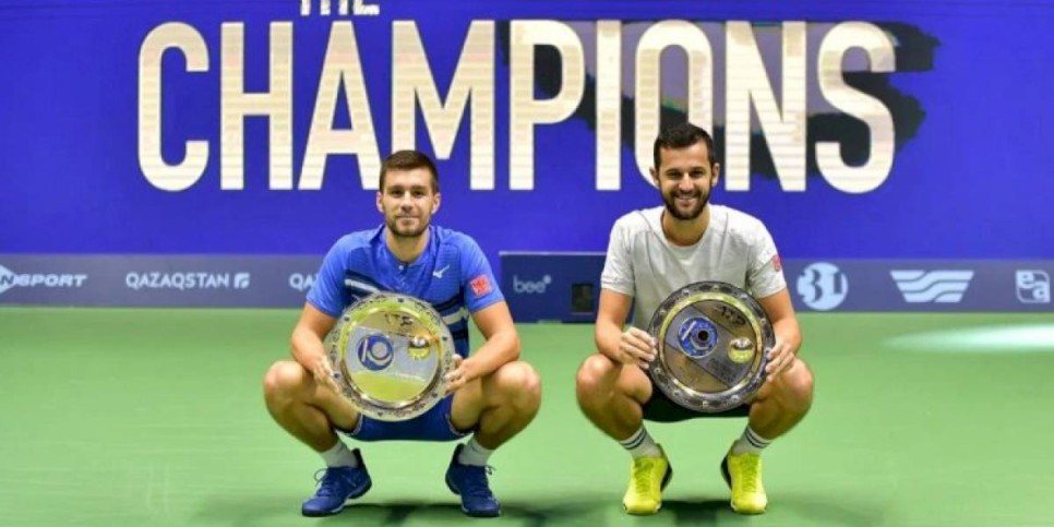 
                    Победителями Astana Open в парном разряде стали теннисисты из Хорватии
                