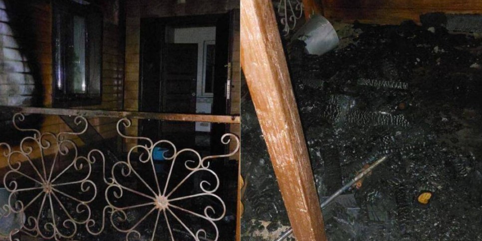 
                    Две жизни спас на пожаре оперативник в СКО 
                