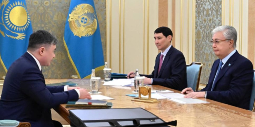 
                    Токаев принял председателя Нацбанка
                