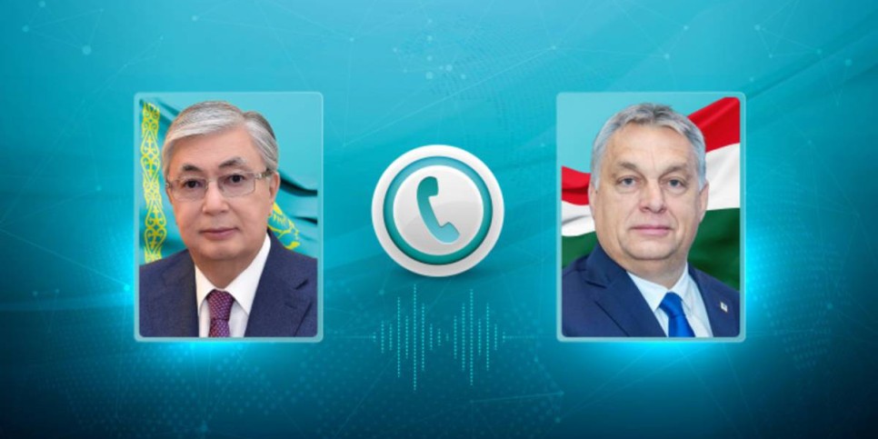 
                    Касым-Жомарт Токаев и Виктор Орбан поговорили по телефону
                