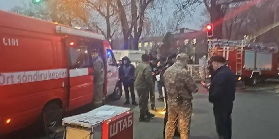 
                    В Алматы произошел крупный пожар
                