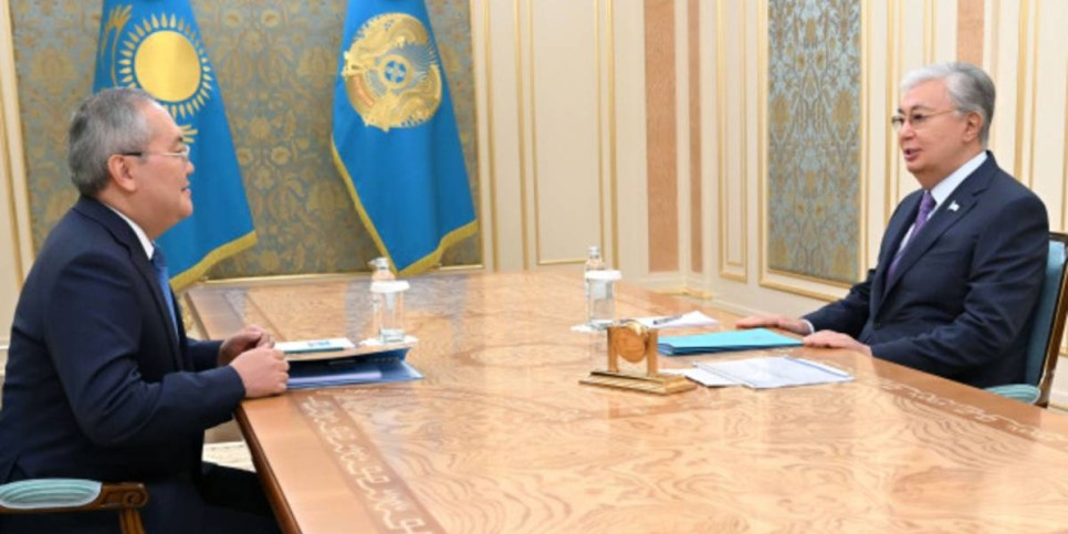 
                     Токаев принял вновь назначенного председателя АФМ 
                