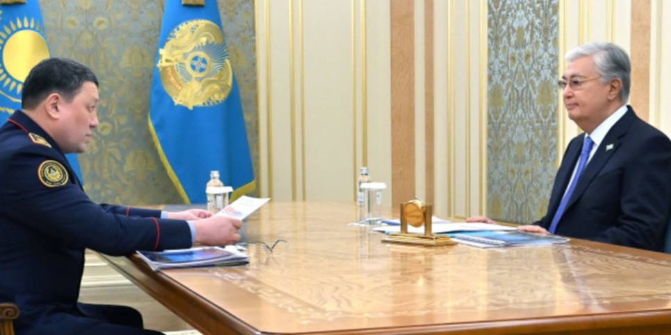 
                    Глава МВД доложил Токаеву о криминогенной обстановке в Казахстане
                