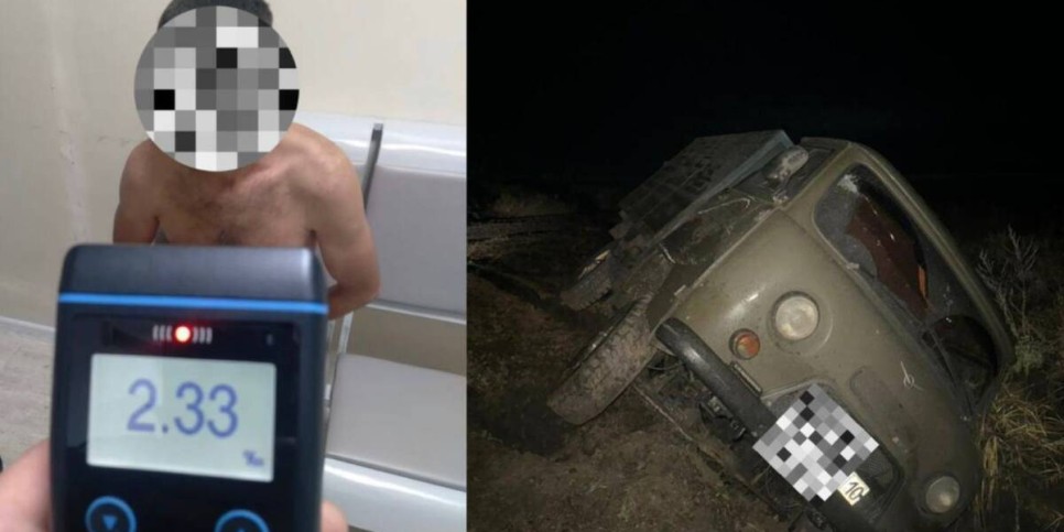 
                    Пьяный водитель стрелял по полицейским в Костанайской области
                