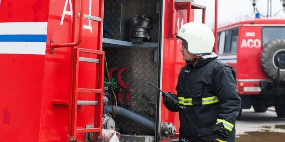
                    Возгорание произошло в столичном жилом комплексе
                