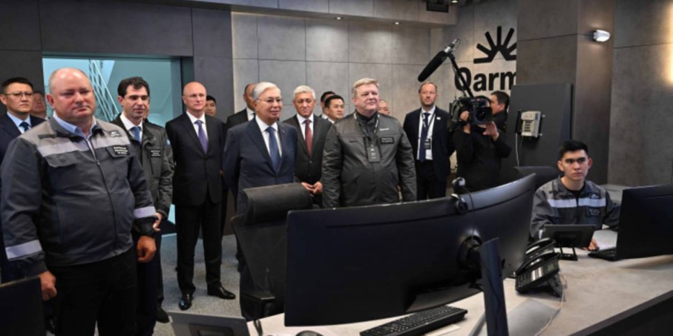 
                    Токаев посетил диспетчерско-аналитический центр Qarmet
                