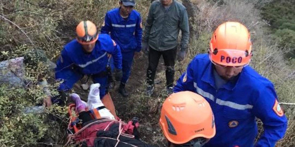 
                    В горах Алматинской области спасли женщину
                