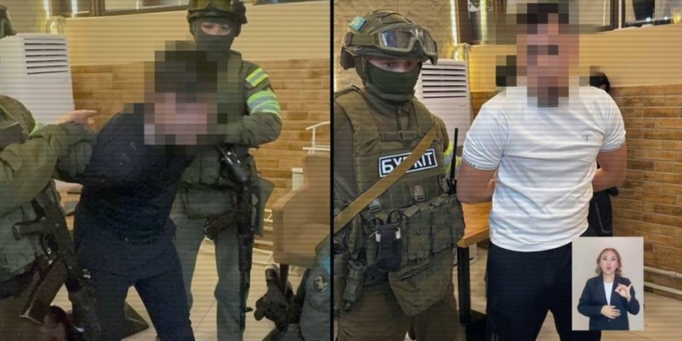 
                    В Алматы задержана группа вымогателей 
                