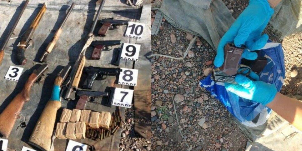 
                    Схрон с оружием и боеприпасами обнаружили в Жамбылской области
                