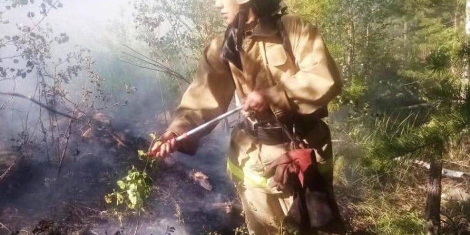 
                    В горах Катон-Карагайского района ВКО продолжают тушить пожар
                