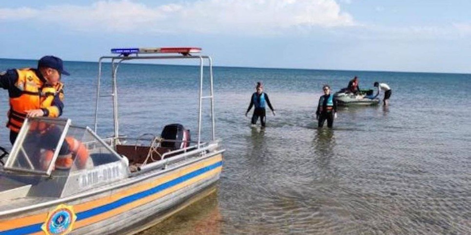 
                    Целую семью из восьми человек спасли на Капшагайском водохранилище
                