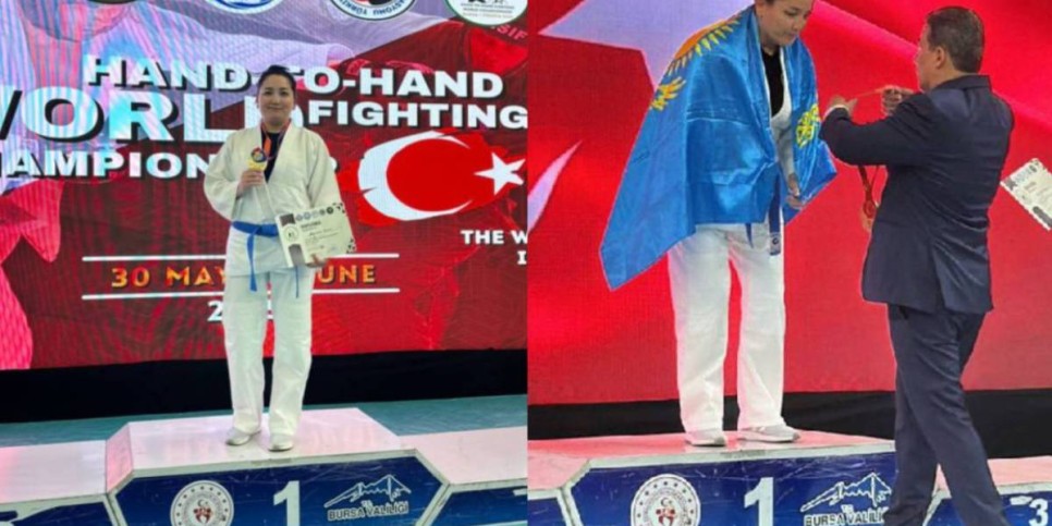
                    Сотрудница полиции из Казахстана стала победителем чемпионата мира по рукопашному бою
                