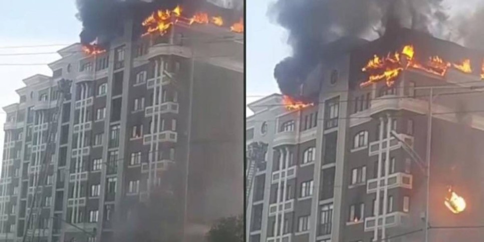 
                    Атырауские полицейские эвакуировали 25 человек из охваченного пламенем многоэтажного дома
                