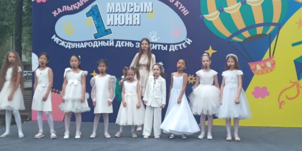 
                    Детвора Турксибского района с удовольствием празднует День защиты детей
                