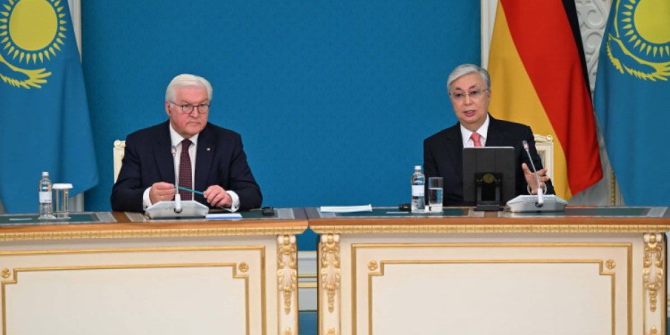 
                    По итогам переговоров президентов Казахстана и Германии подписан ряд документов
                