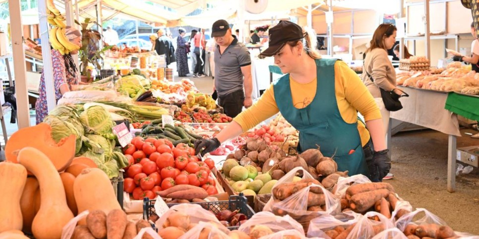 
                    10 тыс. тонн сельскохозяйственной продукции реализовали на ярмарках выходного дня в Алматы
                