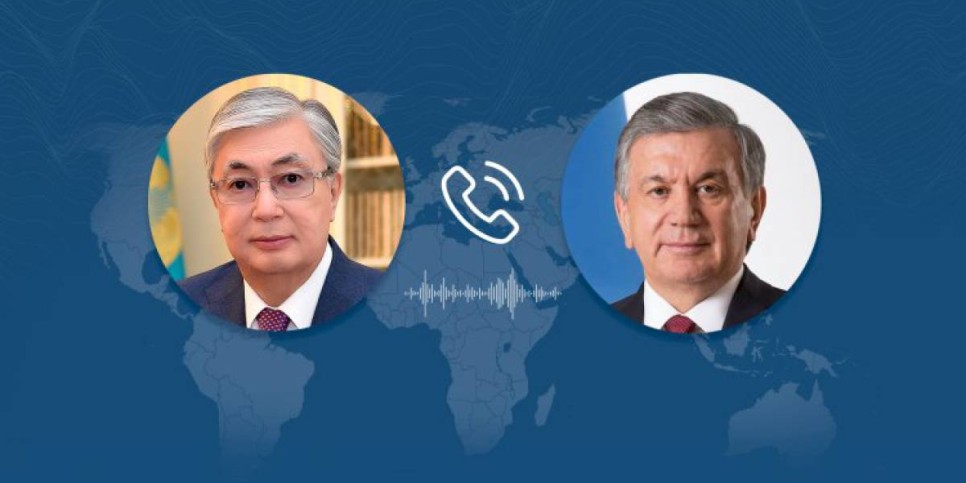 
                    Президенты Казахстана и Узбекистана провели телефонный разговор
                