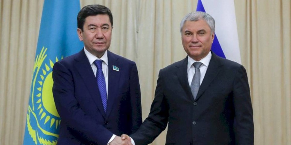 
                    Володин пригласил спикера Мажилиса РК посетить Россию
                