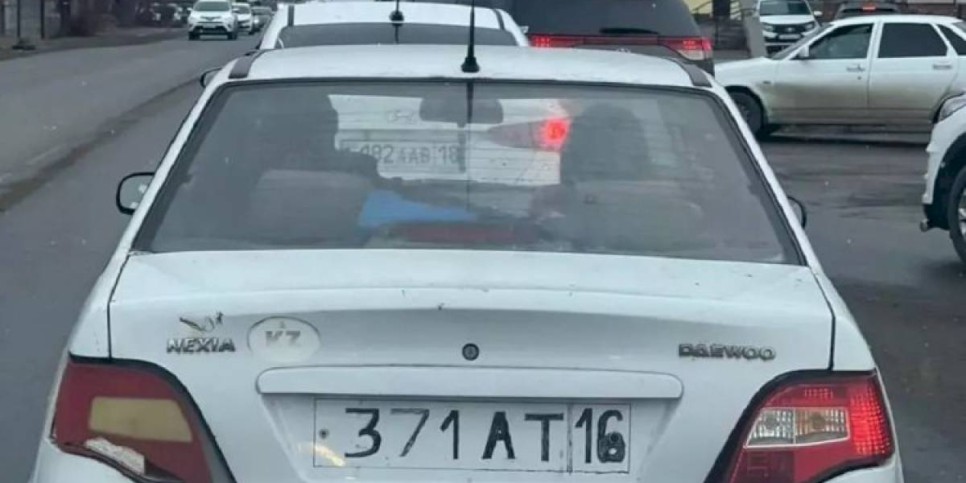 
                    Житель Семея разъезжал на автомобиле с нарисованными госномерами
                