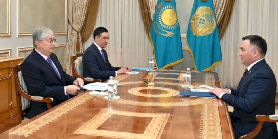 
                    Касым-Жомарт Токаев принял Асламбека Мергалиева
                