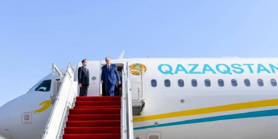 
                    Президент РК прилетел  в  Нью-Йорк
                